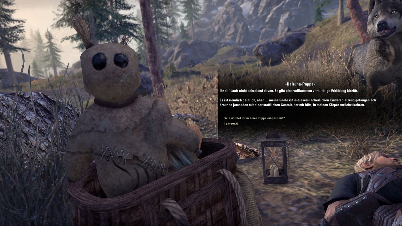 [13/06/2020] TESO: Greymoor im Test - Vor allem einige der Nebenquestreihen haben uns richtig gut gefallen. Und ja, wir sprechen hier mit einer Puppe.