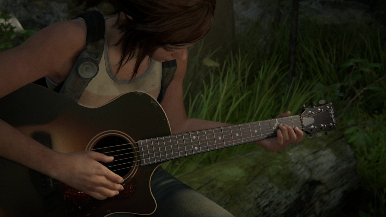 [22/06/2020] Ellie übt auf Joels Gitarre