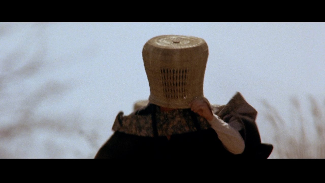 [17/07/2020] Gegner von Ogami Itto tragen Strohhüte in allen Variationen. Dieses etwas unvorteilhafte Exemplar sticht dabei aber besonders heraus. (Lone Wolf and Cub)