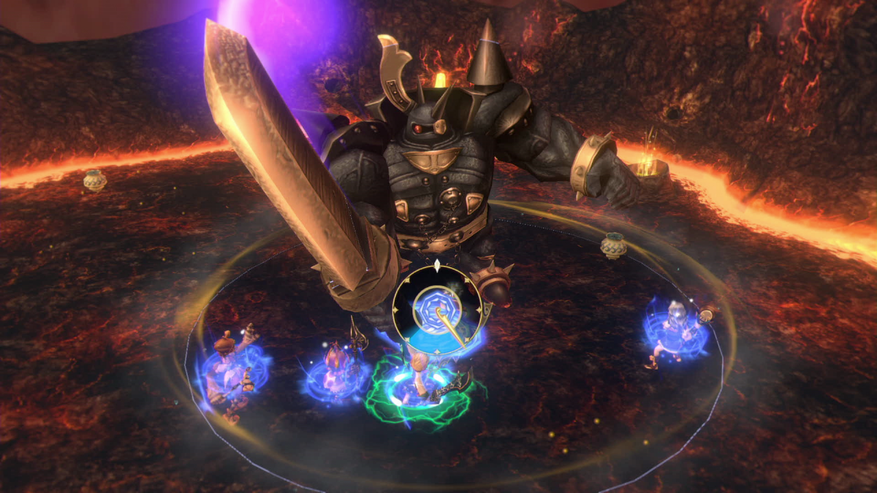 [27/07/2020] Mit einem Zielring wird der Zauber platziert. Wirken im Multiplayer die Teammitglieder ihre Sprüche im richtigen Moment, können sie ihre Magie kombinieren.