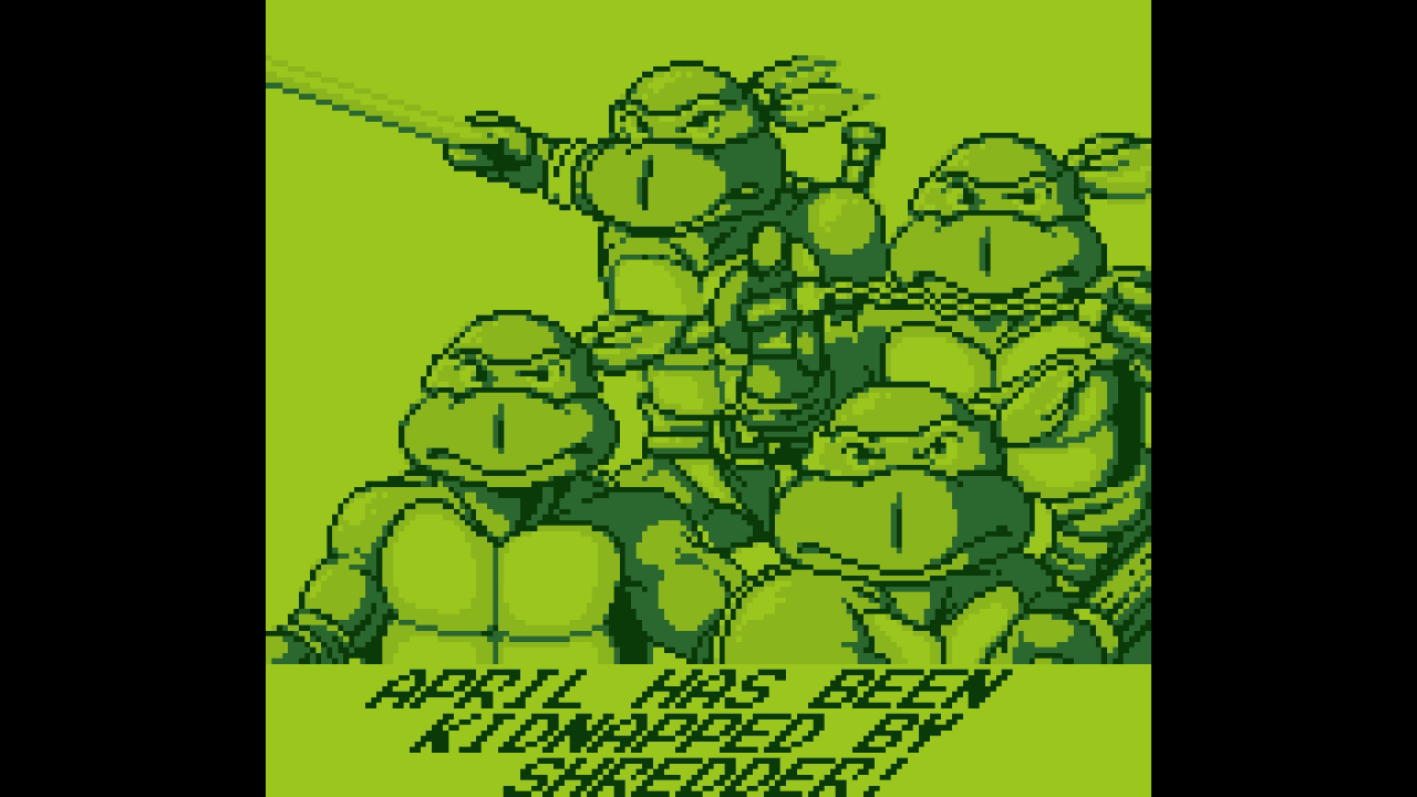 [28/07/2020] Auch auf dem Game Boy sorgten Leo, Donnie, Raf und Mikey für Furore.