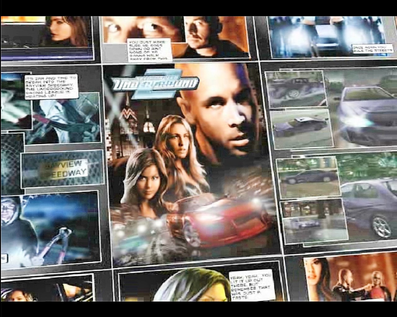 [06/08/2020] Die Story ist in NfS Underground 2 eher nebensächlich. Die Präsentation über Comicpanele ist zwar Geschmacksache, aber dennoch ein nettes Beiwerk.