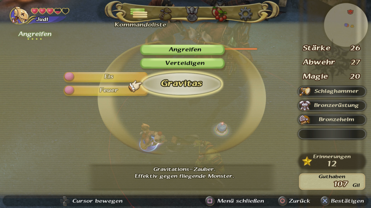 [26/08/2020] Im Singleplayer können wir mehrere Zauber zu einem neuen Kombinieren. Hier werden zum Beispiel Eis und Feuer zur Formel Gravitas.