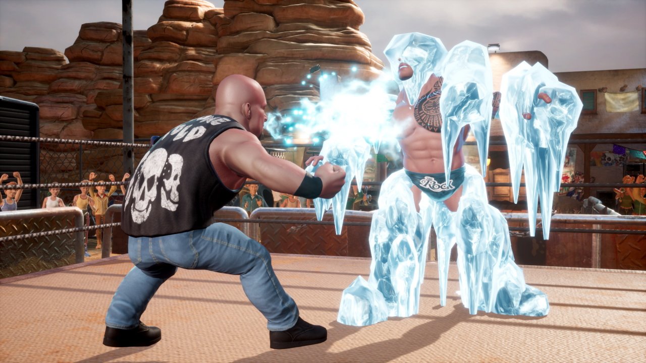 [11/09/2020] Stone Cold ist bei Battlegrounds nicht nur ein Name: Hier wird The Rock von Steve Austin vereist.
