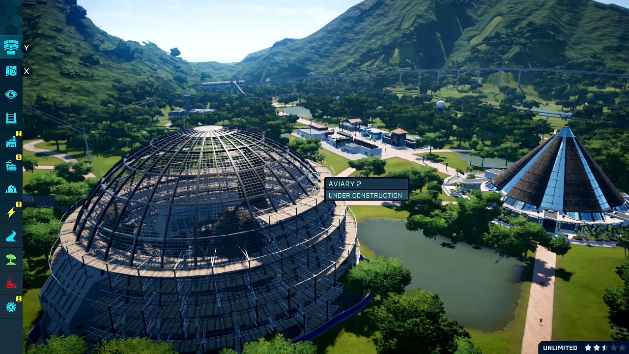 [13/10/2020] Flugsaurier inklusive: Auf der Switch sind die Erweiterungen von Jurassic World Evolution von Anfang an mit an Bord.