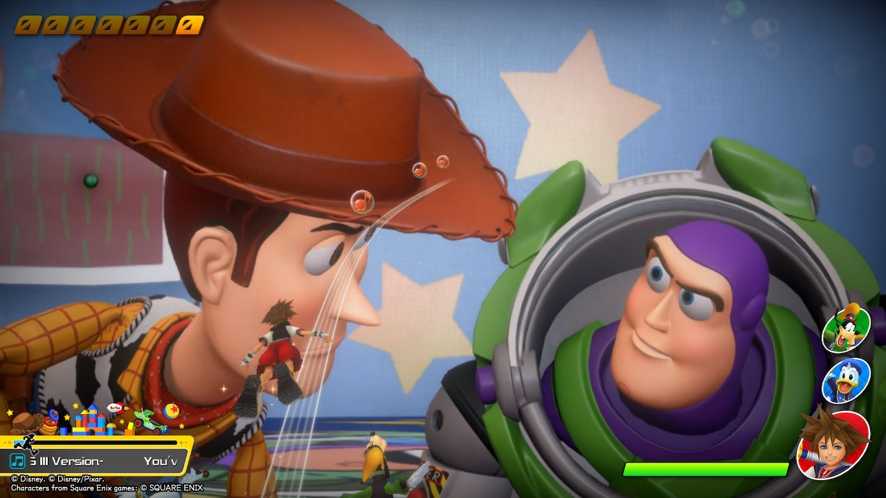[18/11/2020] Die Erinnerungstauchgänge heben sich etwas vom Standardkampf ab, da uns im Hintergrund statt der Disney-Welten Filmsequenzen erwarten.