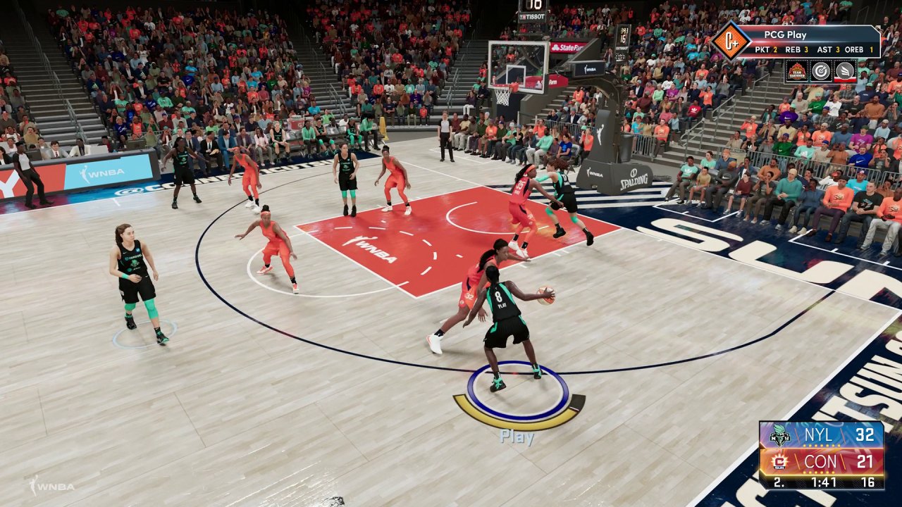 [19/11/2020] Mit „The W“ ist nun auch ein Karrieremodus für einen weiblichen Spieler dabei. Allerdings ohne Story und man startet direkt in der WNBA.