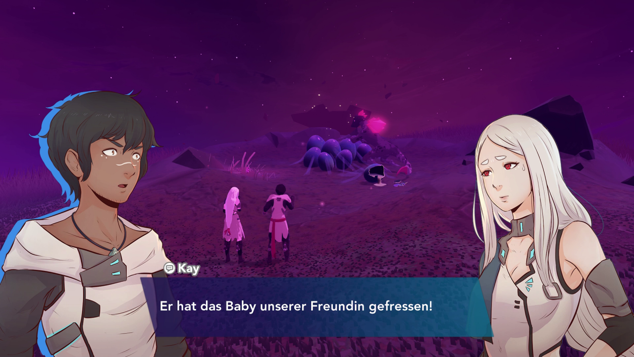 [03/12/2020] Das ist nicht die Mutter?! Ab und an muss Yu dem naiven Kai auf die Sprünge helfen. Die Dynamik der beiden Protagonisten wurde hervorragend eingefangen und ist klar das Herz von Haven.