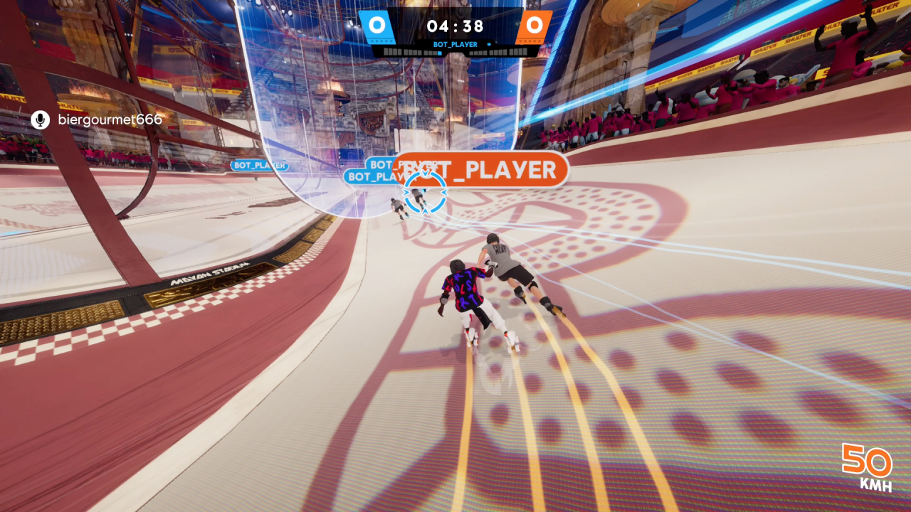 [15/02/2021] Zu zweit geht alles leichter, das gilt auch in Roller Champions. Eure Mitspieler können euch etwa dabei helfen, kurzzeitig schneller zu fahren oder höher zu springen.