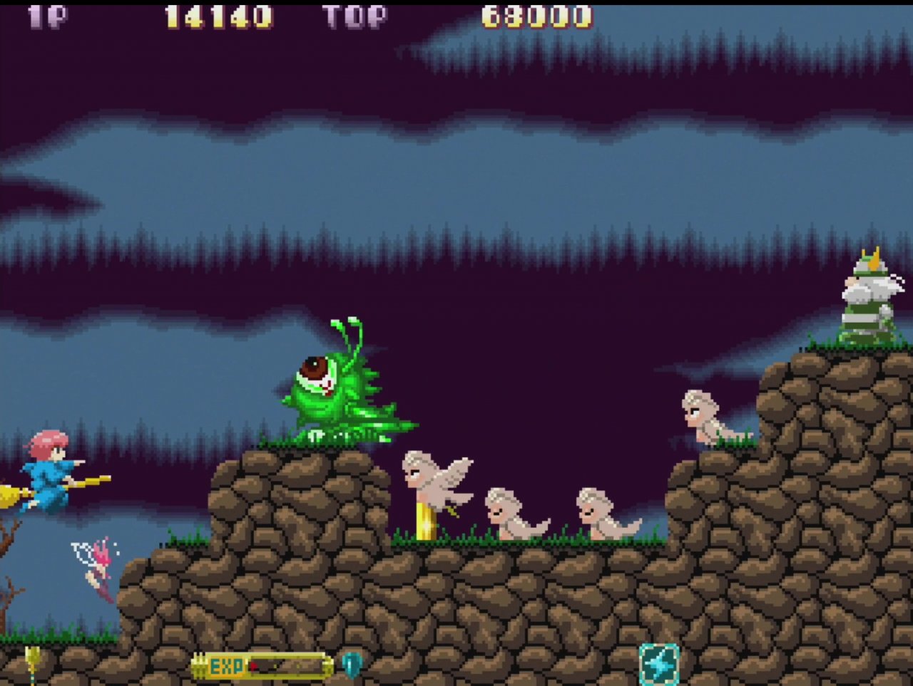 [19/03/2021] Nahezu jeder Teil der niedlichen Cotton-Shoot'em-Up-Serie ist unter Sammlern begehrt. Hier im Bild seht ihr die Arcade-Emulation für die Minikonsole Astro City: Sie ist bislang nur in Japan erschienen und dürfte im Laufe der Jahre preislich durch die Decke gehen.