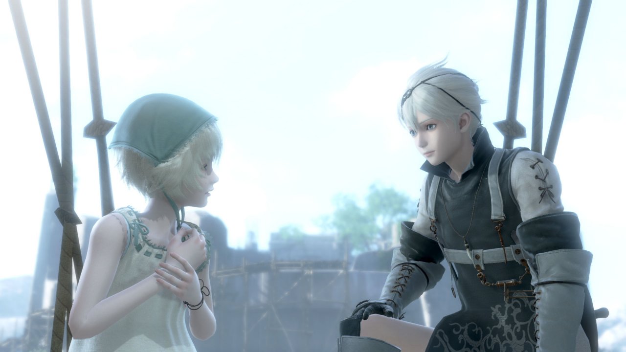 [30/03/2021] Anders als im Original, dessen westliche Versionen uns nur einen alten Protagonisten spielen ließen, stecken wir in Nier Replicant zunächst noch in den Kinderschuhen. Entsprechend ist die an Runenpest erkrankte Yonah nicht unsere Tochter, sondern unsere Schwester.
