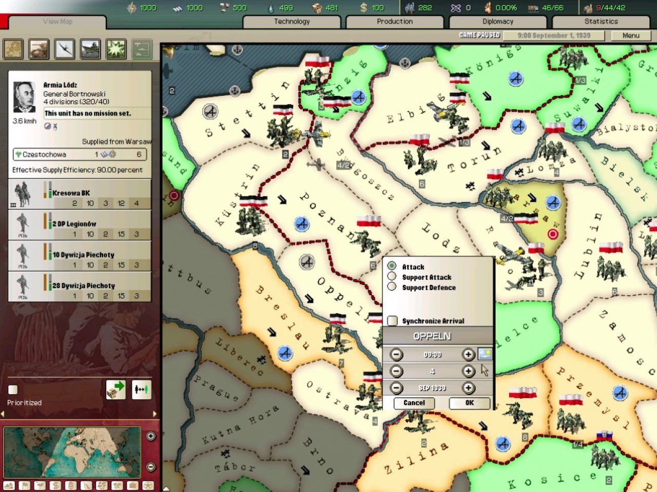[28/04/2021] Dank des Addons Armageddon streitet ihr in Hearts of Iron 2 mit fiktiven Nationen um die Weltherrschaft. &nbsp;