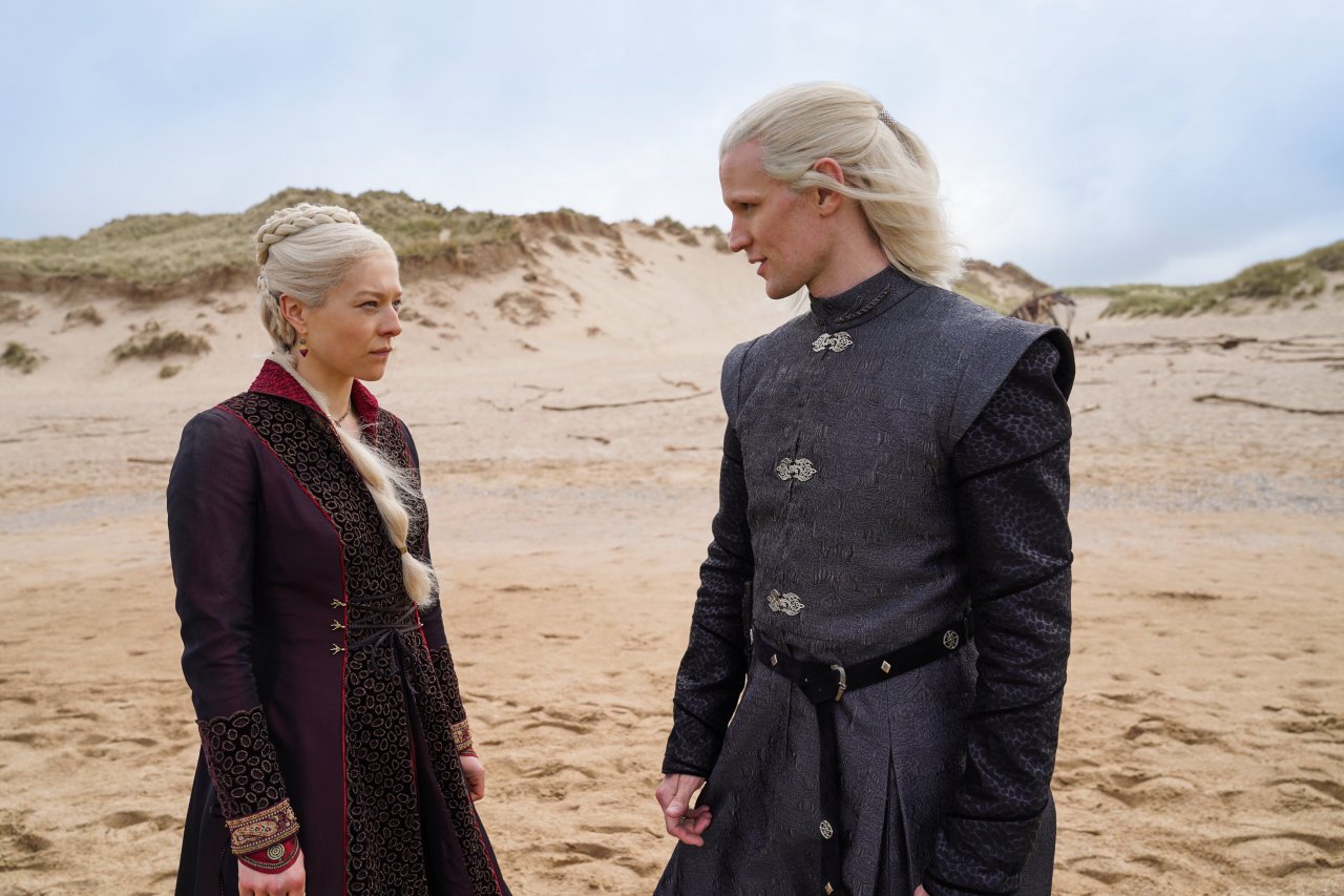 Emma D'Arcy und Matt Smith als Rhaenyra und Daemon Targaryen in House of the Dragon