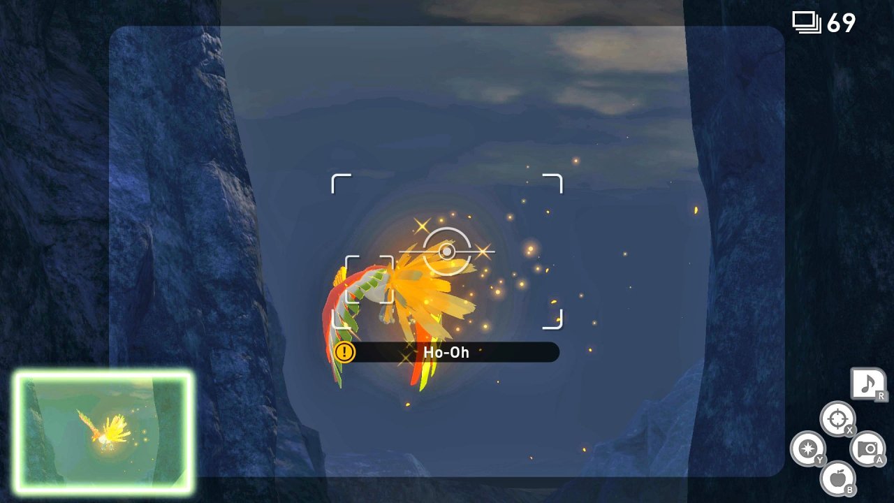 [05/05/2021] Ho-Oh fliegt über die Strecke Brodelnder Vulkan. Wenn ihr alle seine Federn im Level mit einer Lumina-Kugel trefft, erscheint das Pokémon kurz vor dem Ende der Route in voller Pracht vor euch.