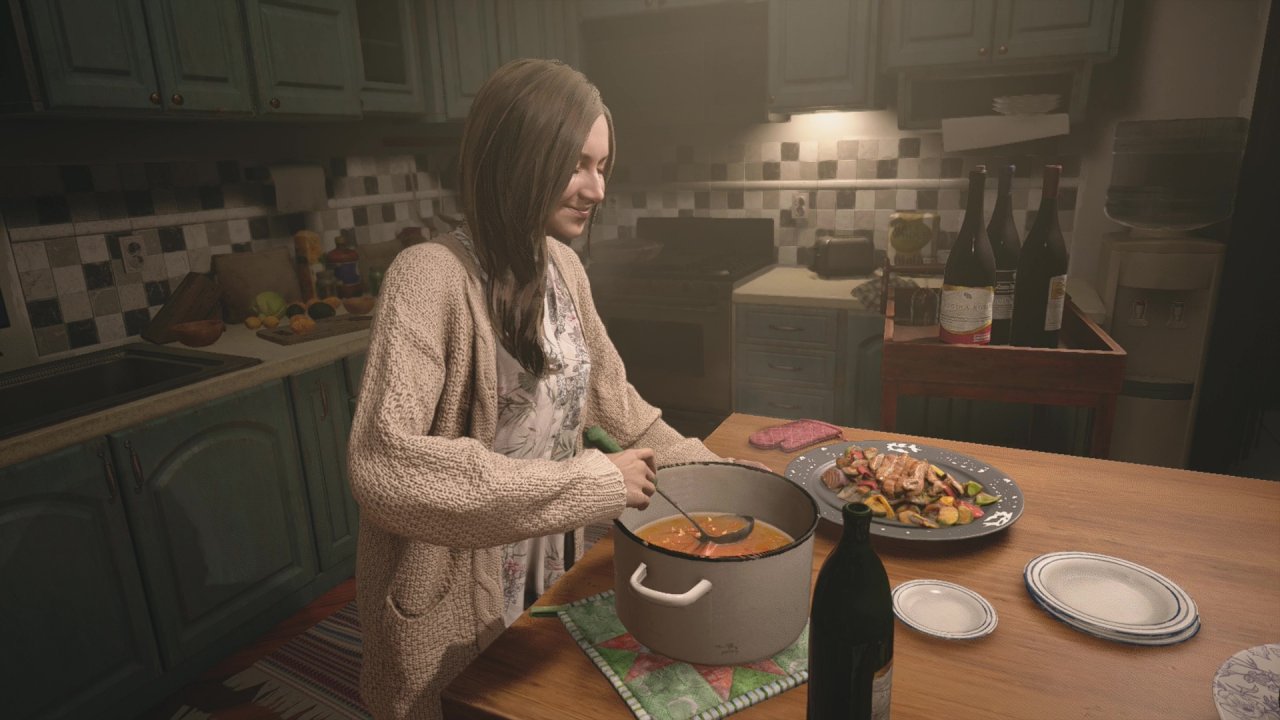 [07/05/2021] Mia freut sich schon auf ein entspanntes Abendessen.
