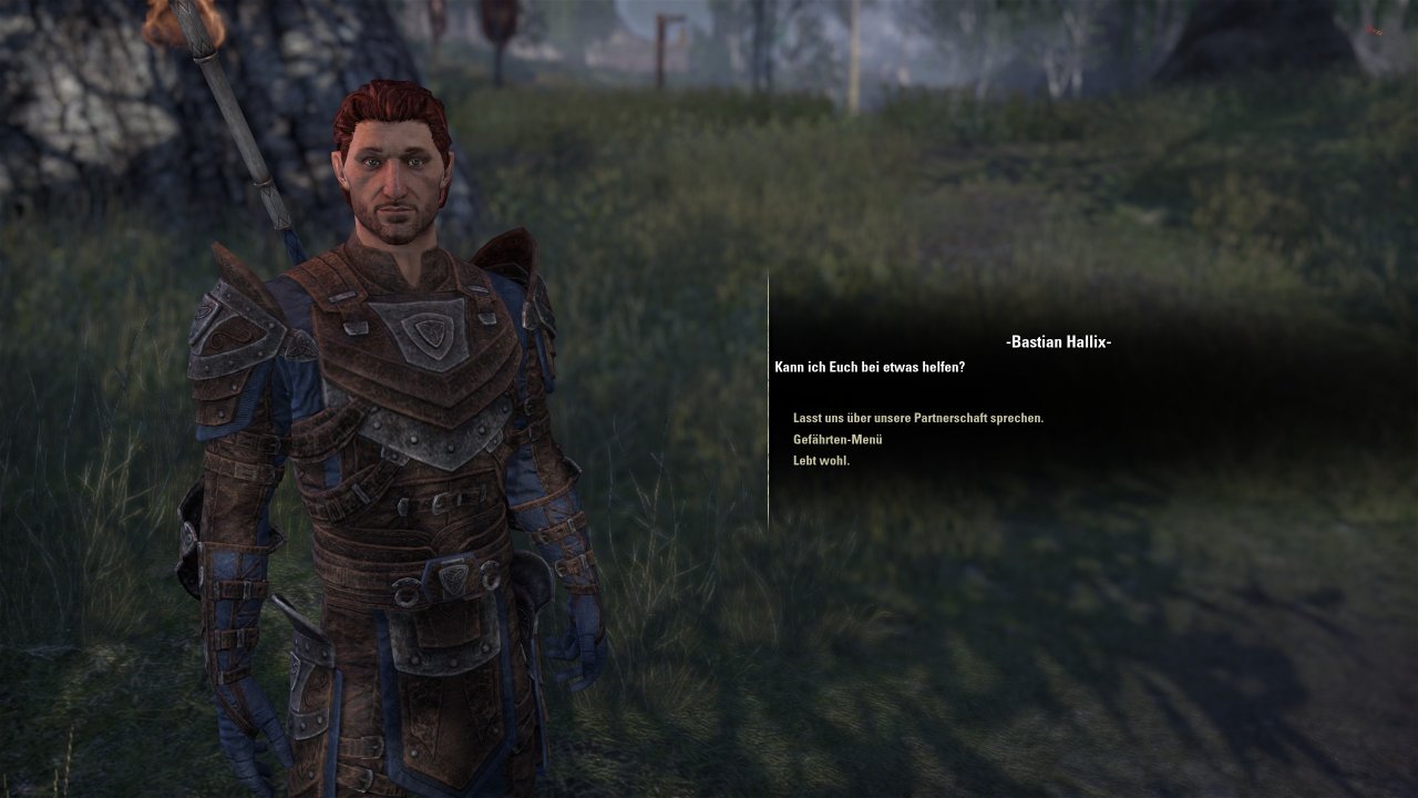 [06/05/2021] TESO: Gefährten in Blackwood - Im Dialog habt ihr Zugriff auf das neue Gefährtenmenü.