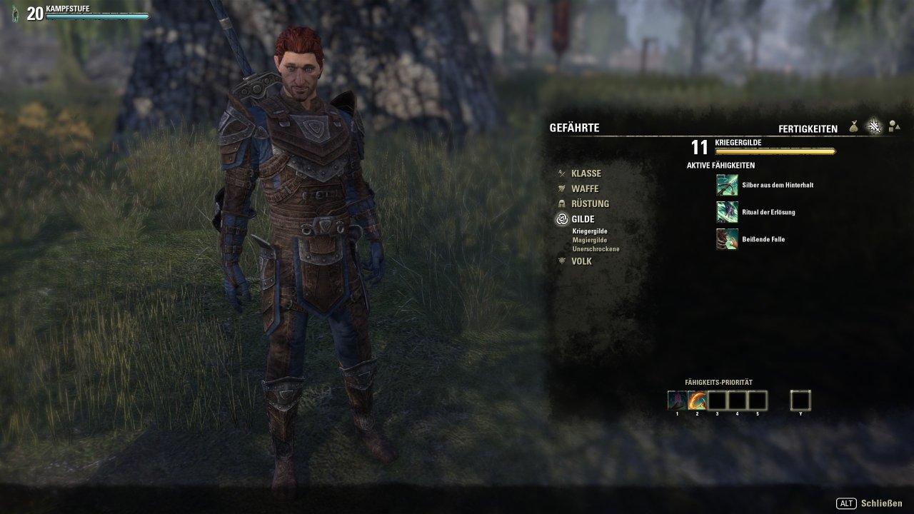 [06/05/2021] TESO: Gefährten in Blackwood - Die Fertigkeiten der drei Gilden Krieger, Magier und Unerschrockenen.