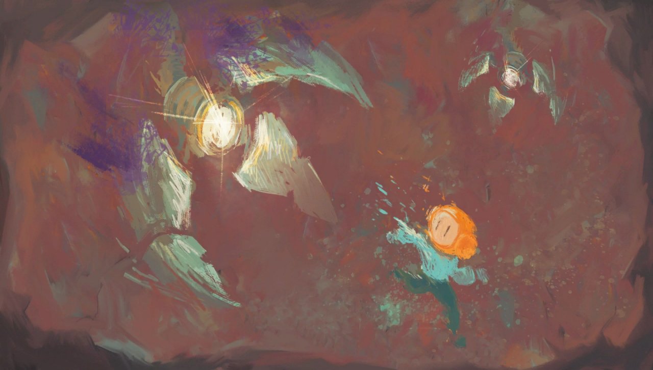 [10/06/2021] Die Geschichte wird im Hintergrund mit wunderschönen Malereien erzählt. Eine Mischung aus Impressionismus und Studio Ghibli.