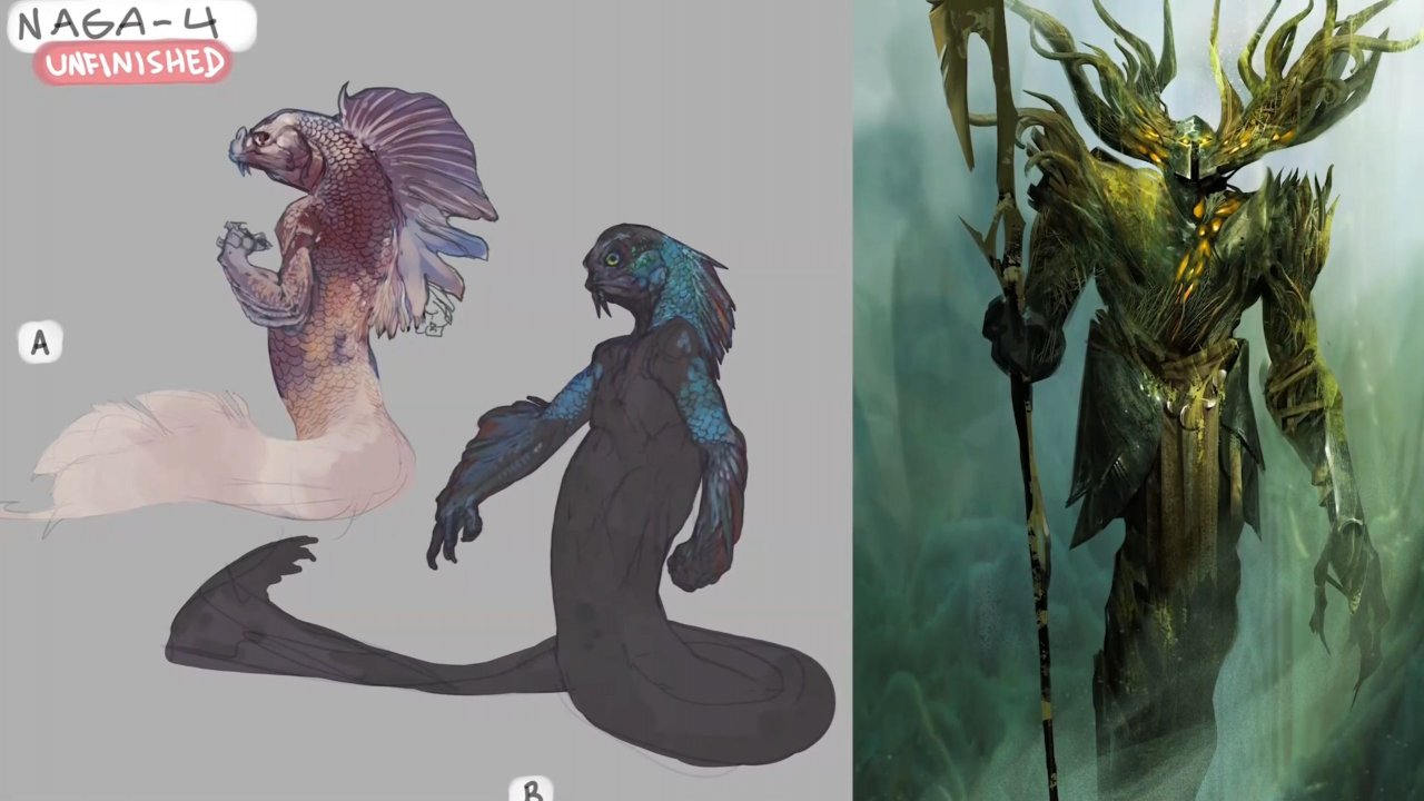 Concept Art zu Gegnern in End of Dragons 2
