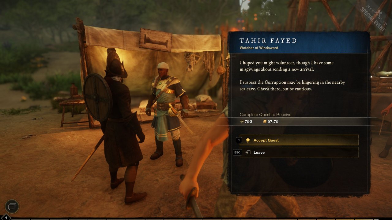 [19/07/2021] Quest-Geber wie in jedem anderen MMORPG: New World ist an dieser Front nicht innovativ, aber muss es auch nicht wirklich, oder?