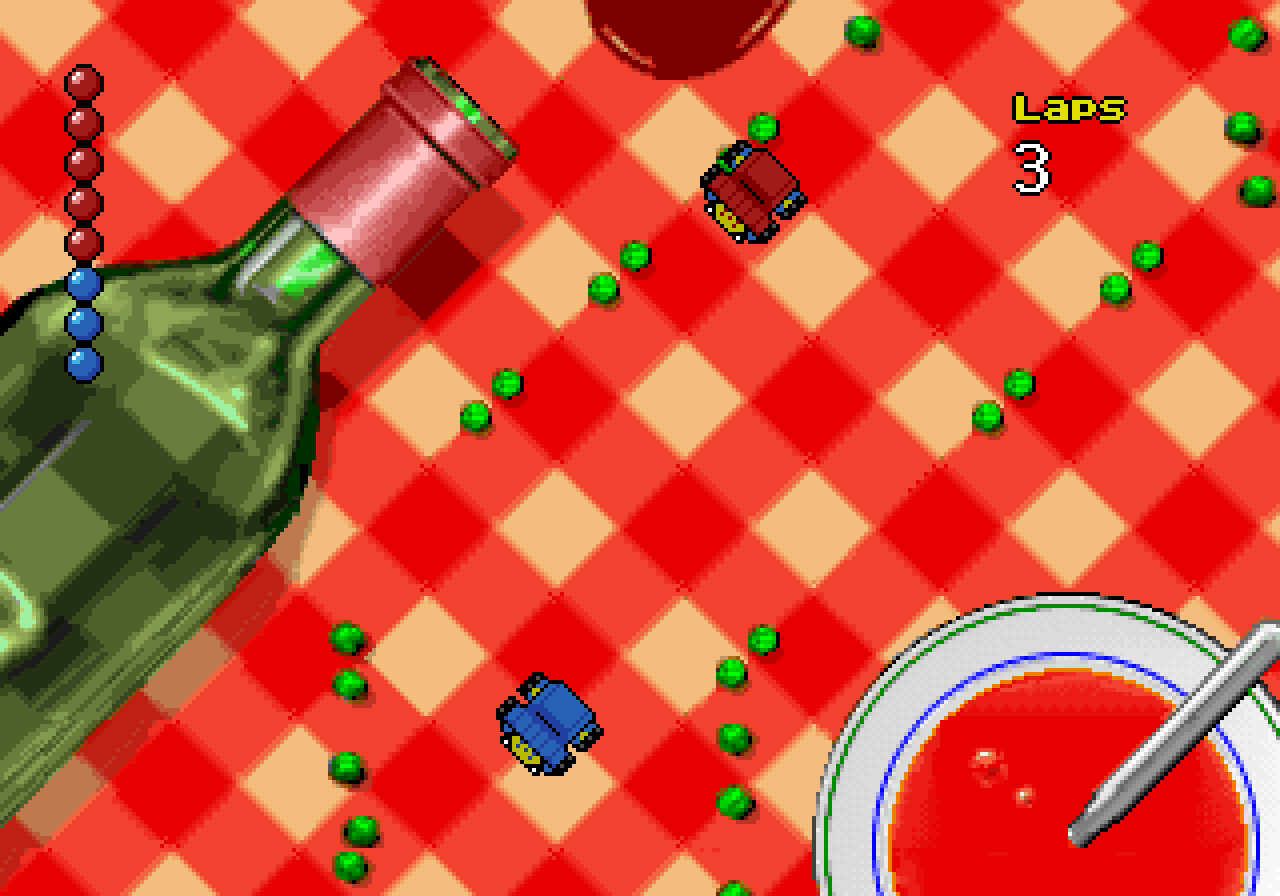 [20/08/2021] Wettrenn-Wahnsinn zwischen Weinflaschen und Suppentellern: Micro Machines 2: Turbo Tournament gilt als einer der besten Multiplayer-Top-Down-Racer der 90er. &nbsp;