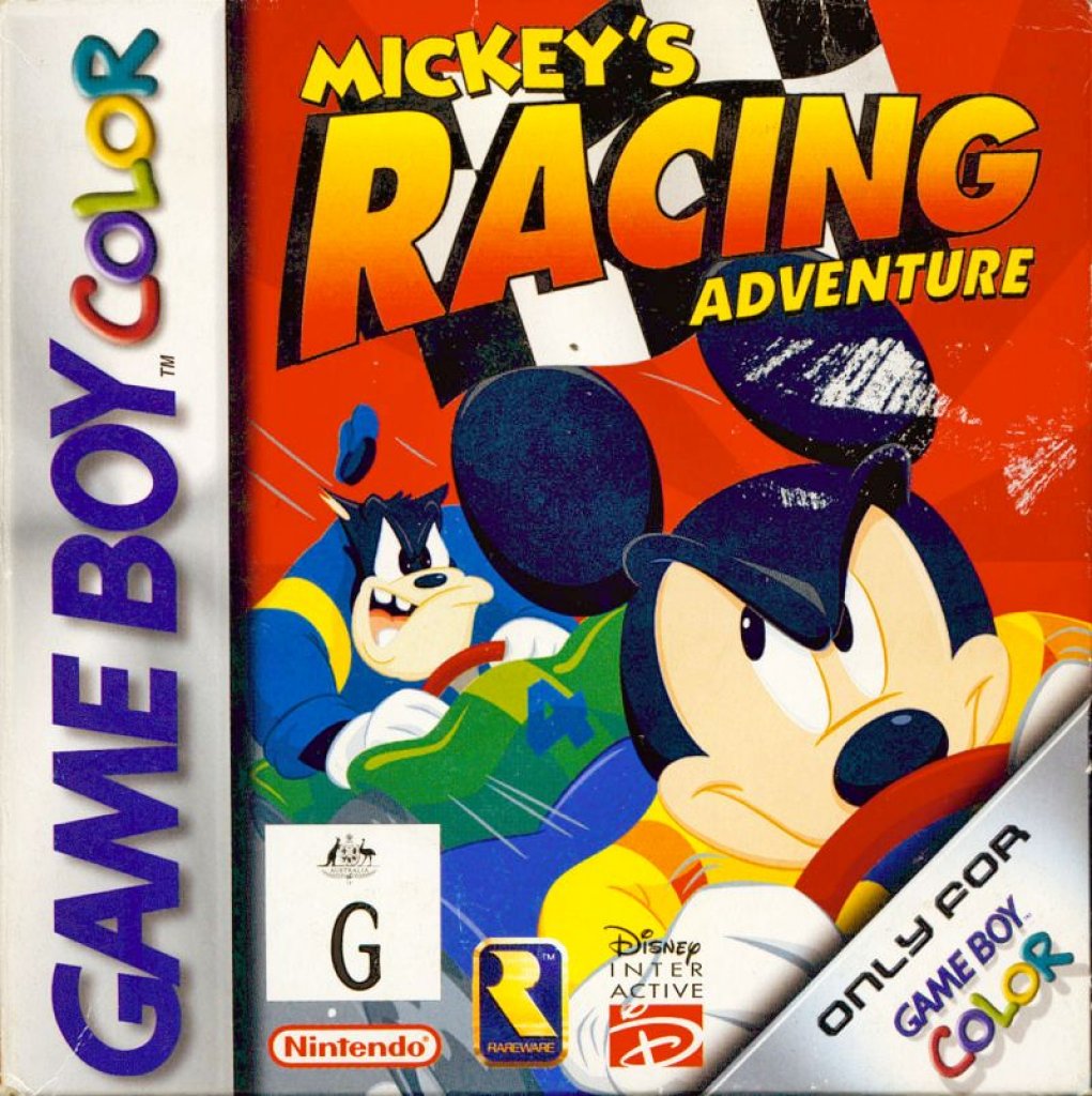 [10/08/2021] Auf dem Game Boy Color gab es nur Micky-Rennspiele, keine Platformer! (Bildquelle: Moby Games)