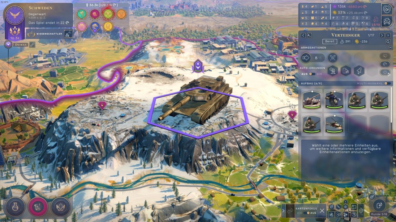 [16/08/2021] In der letzten Epoche können wir Panzer, Hubschrauber, Jets und Kommandosoldaten einsetzen. Müssen wir aber nicht.