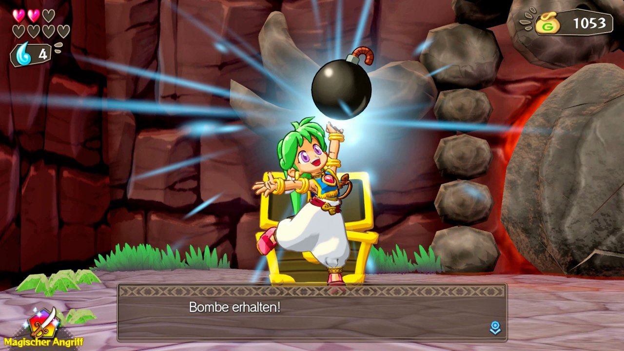[06/08/2021] Items wie die Bombe erinnern an klassische Zelda-Spiele, genauso wie der Aufbau der Dungeons.