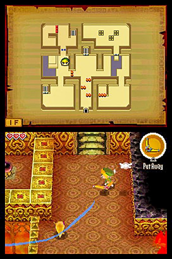 [06/08/2021] Der Bumerang ist ein gern gesehener Gast in Zelda-Spielen, hier etwa in Links Händen im Handheld-Game Phantom Hourglass.