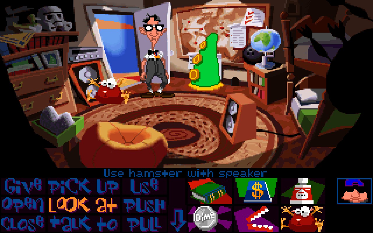 [27/10/2021] Day of the Tentacle – das Tim Schafer und Dave Grossmann gemeinsam designten –&nbsp;erschien am 25. Juni 1993 zeitgleich in einer Disketten- und einer CD-ROM-Fassung. Letztere enthielt großartige Sprachausgabe.