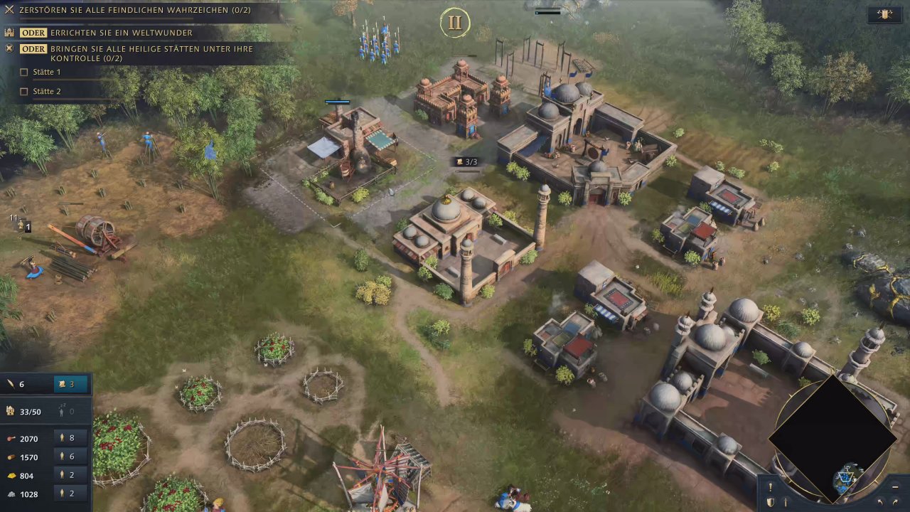 [26/10/2021] Das Sammeln von Ressourcen und der Basenaufbau entsprechen sehr stark dem Vorbild von Age of Empires 2.