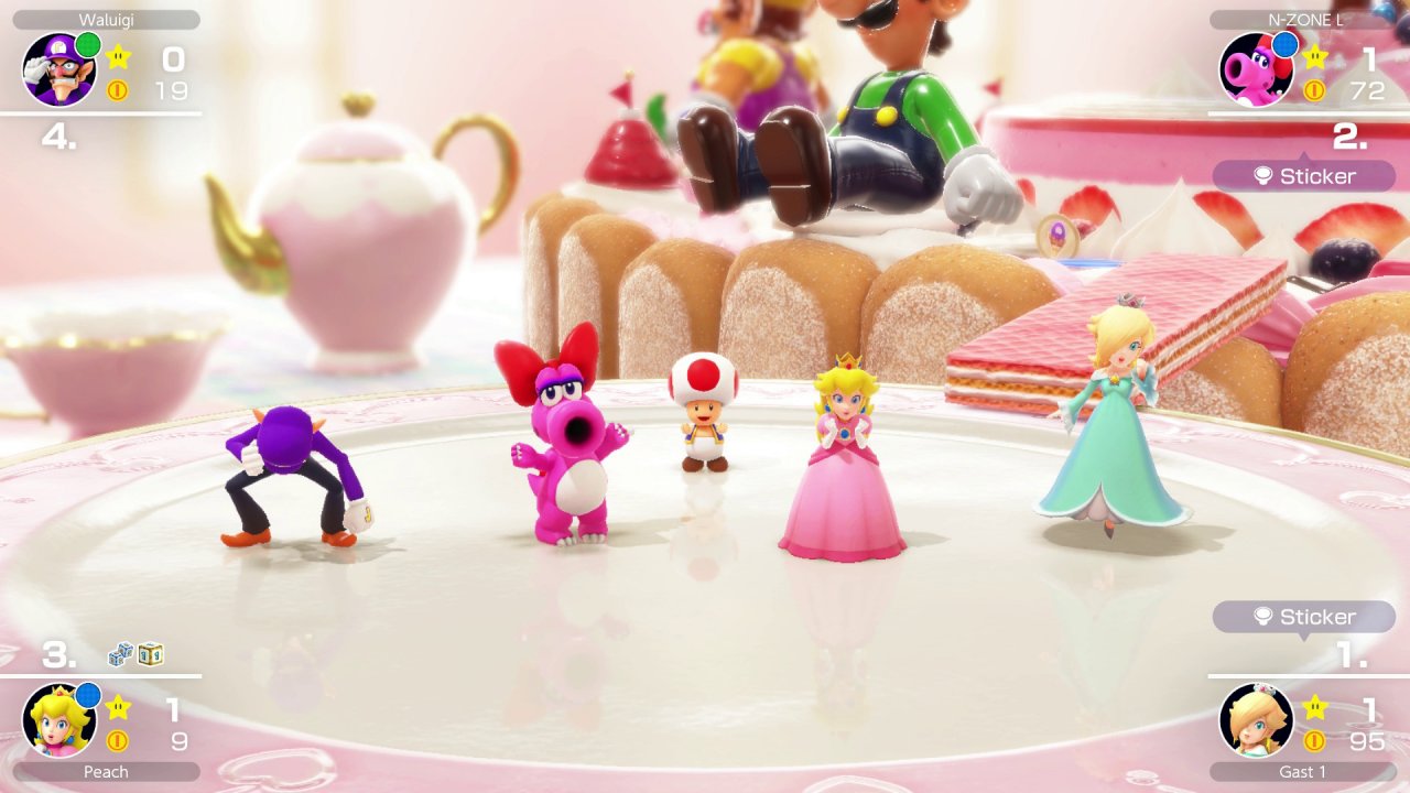 [27/10/2021] Schöner sah ein Mario Party noch nie aus. Die Farben stechen wahrlich hervor! Doch Waluigi scheint momentan nicht allzu glücklich...