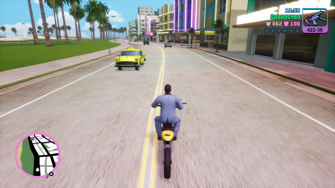 [18/11/2021] In manchen Szenen wirkt Vice City wie eines dieser&nbsp;billigen Asset-Flip-Games, die man von Steam kennt.