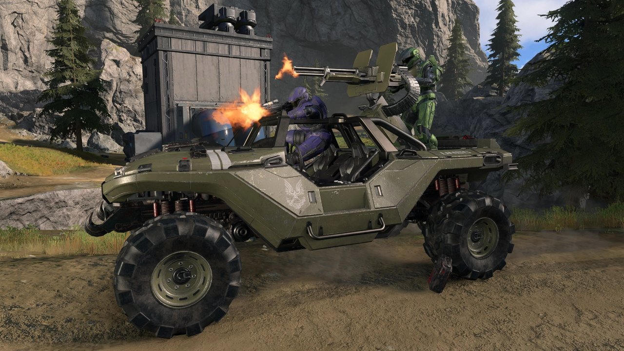 [30/11/2021] Wie gewohnt finden drei Spieler auf einem Warthog Platz. Perfekt für Capture the Flag!