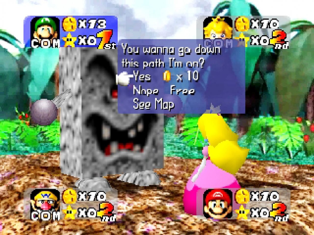 [09/11/2021] Die Grafik ist natürlich nichts im Vergleich zu heute. Selbst für N64-Verhältnisse war sie nicht allzu berauschend. Spaßig machten die Spiele dennoch!