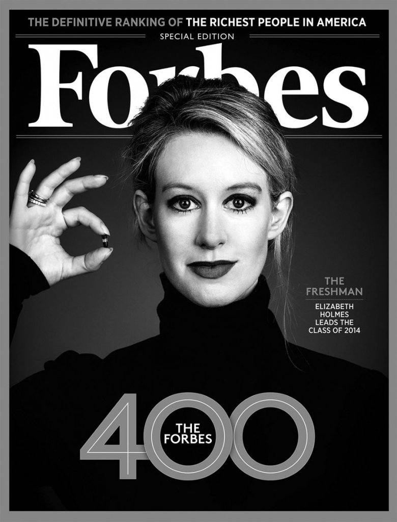 [12/11/2021] Keine Schnellschüsse: Elizabeth Holmes schaffte es, hochrangige Ex-Militärs und Politiker in den Aufsichtsrat ihres Konzerns Theranos zu befördern, bevor sich das Ganze als Betrug herausstellte. Nur weil jemand berühmt ist, trifft er noch lange keine guten Entscheidungen. Das Forbes-Cover ist übrigens echt.