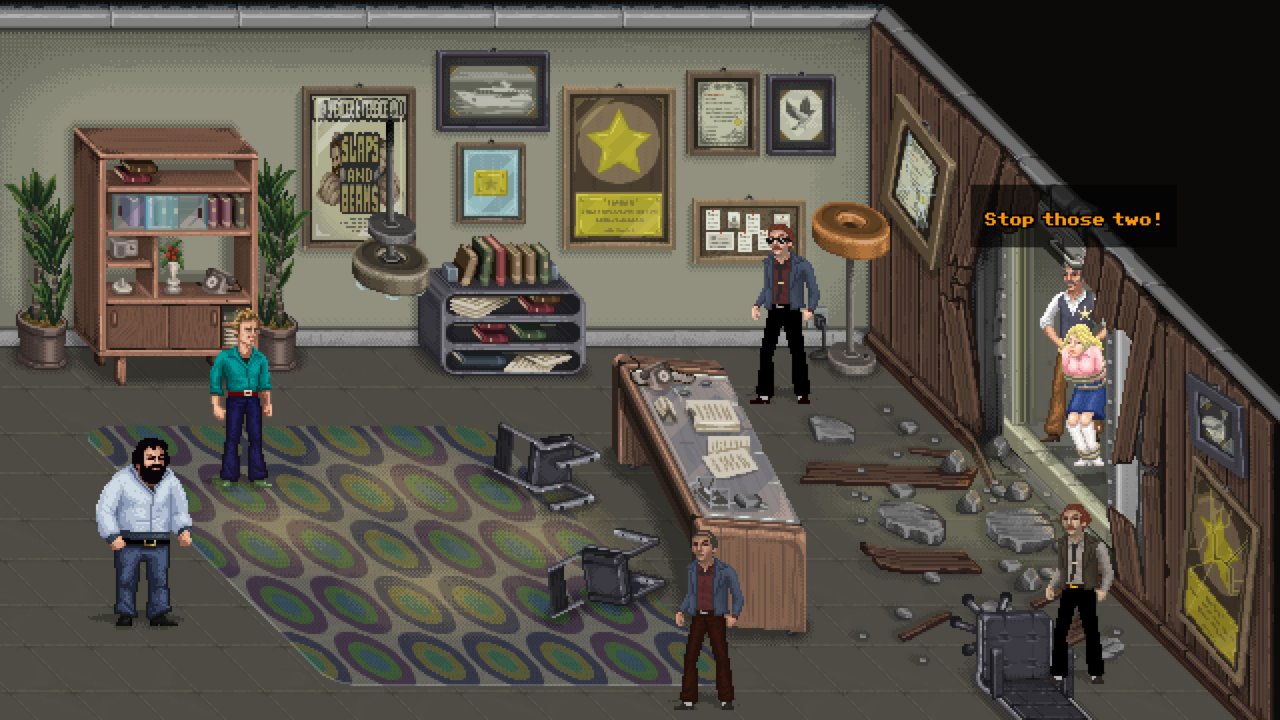 [03/12/2021] Sofort erkennbar: Beide Teile von Bud Spencer & Terence Hill: Slaps and Beans sind nicht nur gute Spiele, sondern auch für ältere Semester mit unzähligen Anspielungen gefüllt.