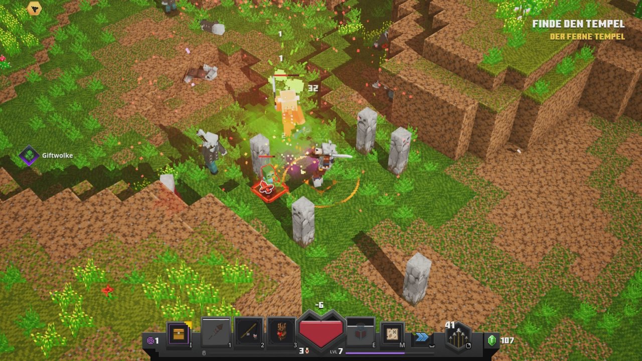 [03/12/2021] Minecraft Dungeons dient als guter Einstieg in die Welt der Action-RPGs. Die gute deutsche Übersetzung und das eingängige Gameplay sind gut für Neulinge geeignet.