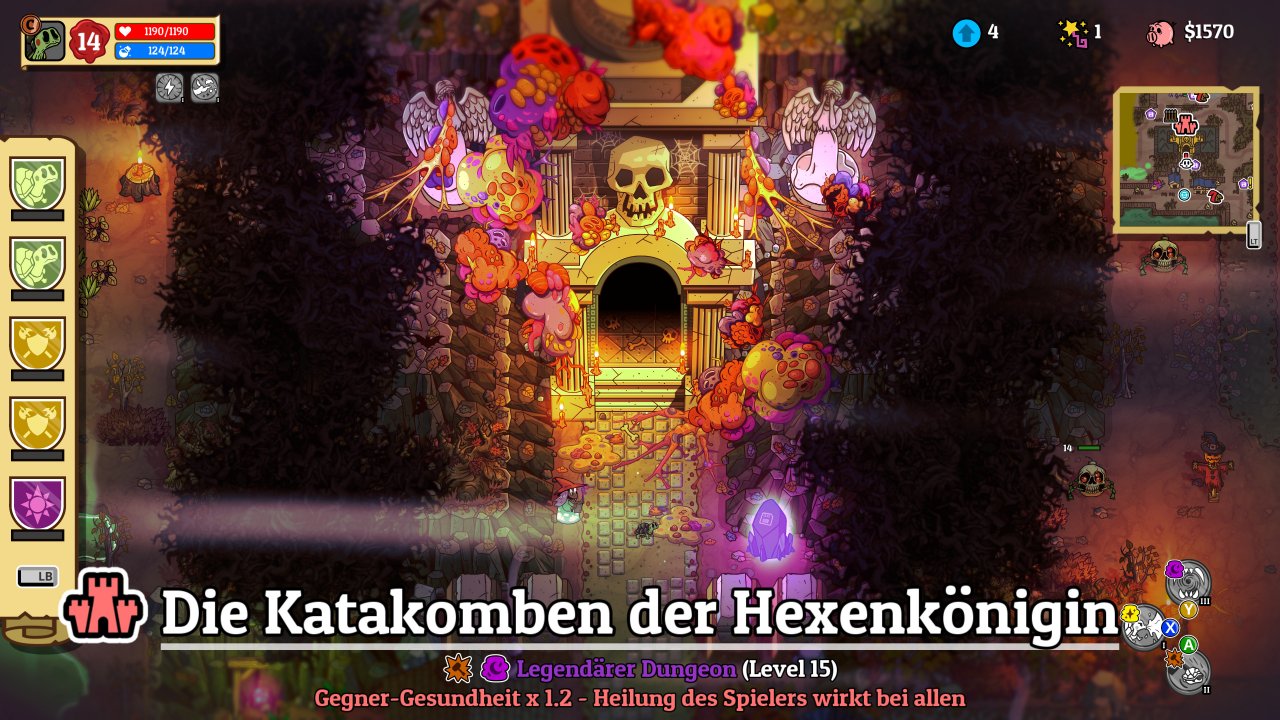 [18/01/2022] Wunderschöne Dungeons und wahnwitzige Gestaltung gehören in Nobody Saves the World zum Alltag