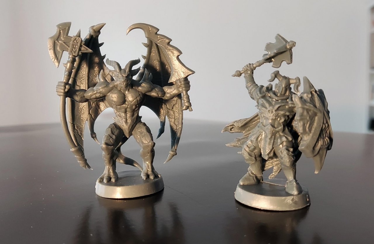 [22/02/2022] Ein Gargoyle und ein Schreckenskrieger im Detail.