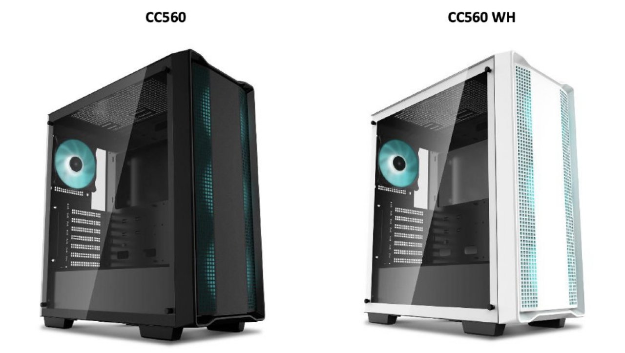 Deepcool CC560 in schwarz und weiß