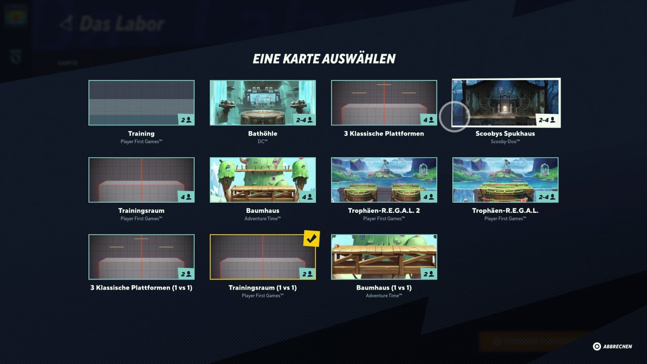 [18/05/2022] Bei den Stages herrscht aktuell noch nicht so viel Auswahl, hier muss Entwickler Player First Games als nächstes Arbeit investieren.