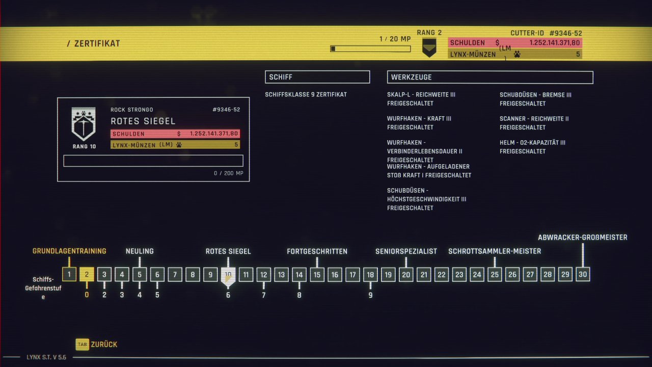 [25/05/2022] Mit jedem Rang schaltet ihr neue Upgrades für eure Ausrüstung frei.