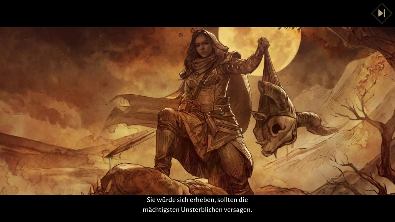 [15/06/2022] Gerenderte Cutscenes wie in Diablo 3 gibt's leider nicht, hier kommen animierte Artworks zum Einsatz.