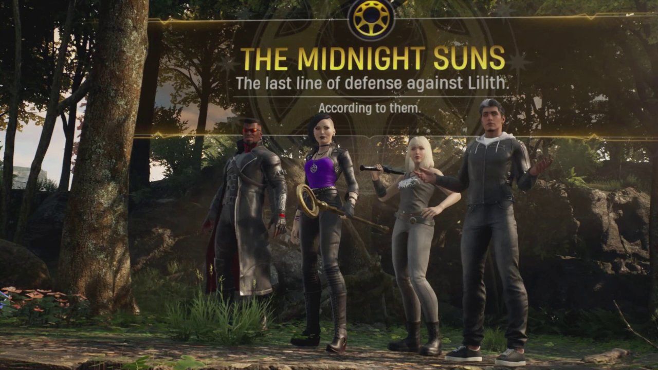 [09/06/2022] Blade, Nico Minoru, Magik und Robbie Reyes gehören zu den Midnight Suns und werden durch Helden von den Avengers und X-Men unterstützt.