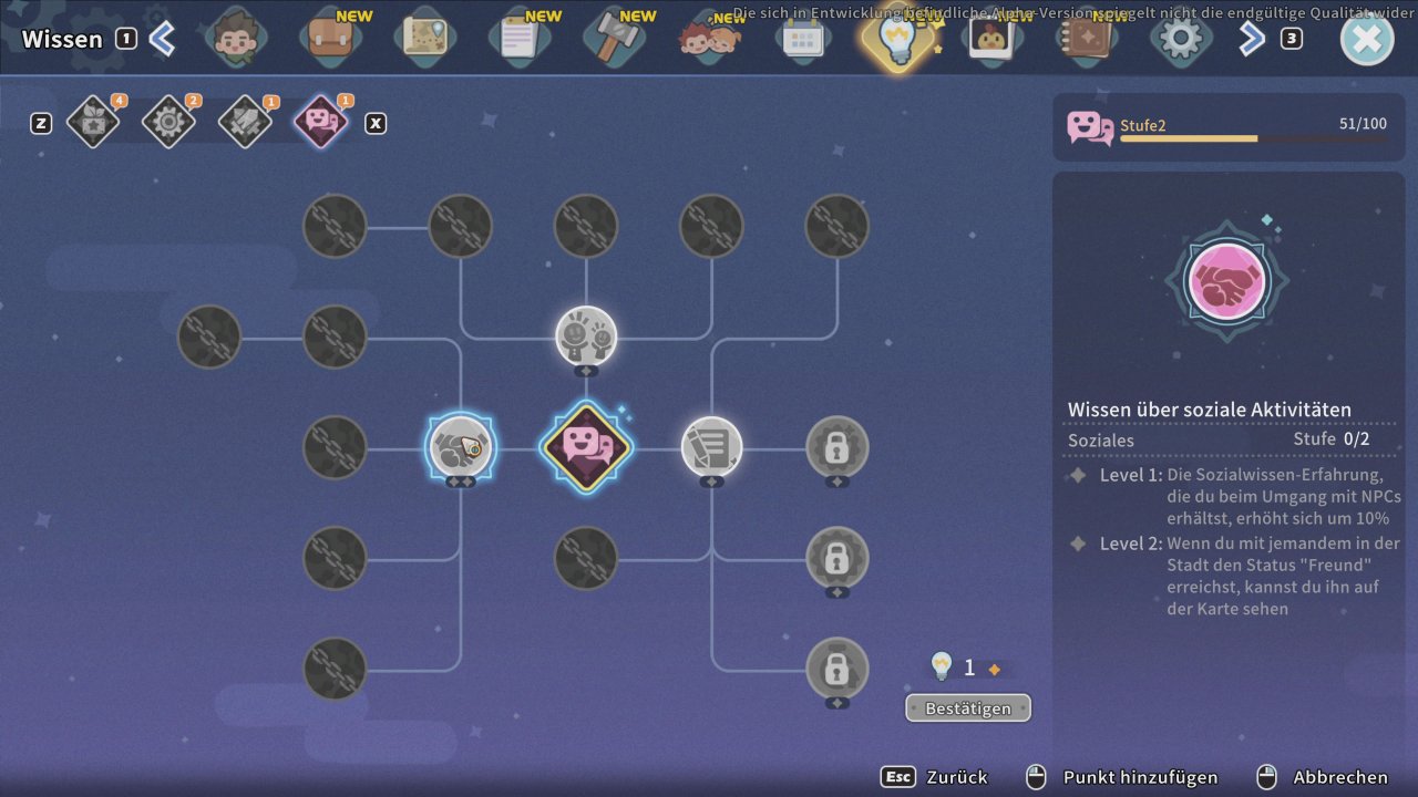 [02/06/2022] Einige Skills sind in der Early-Access-Fassung noch nicht verfügbar.