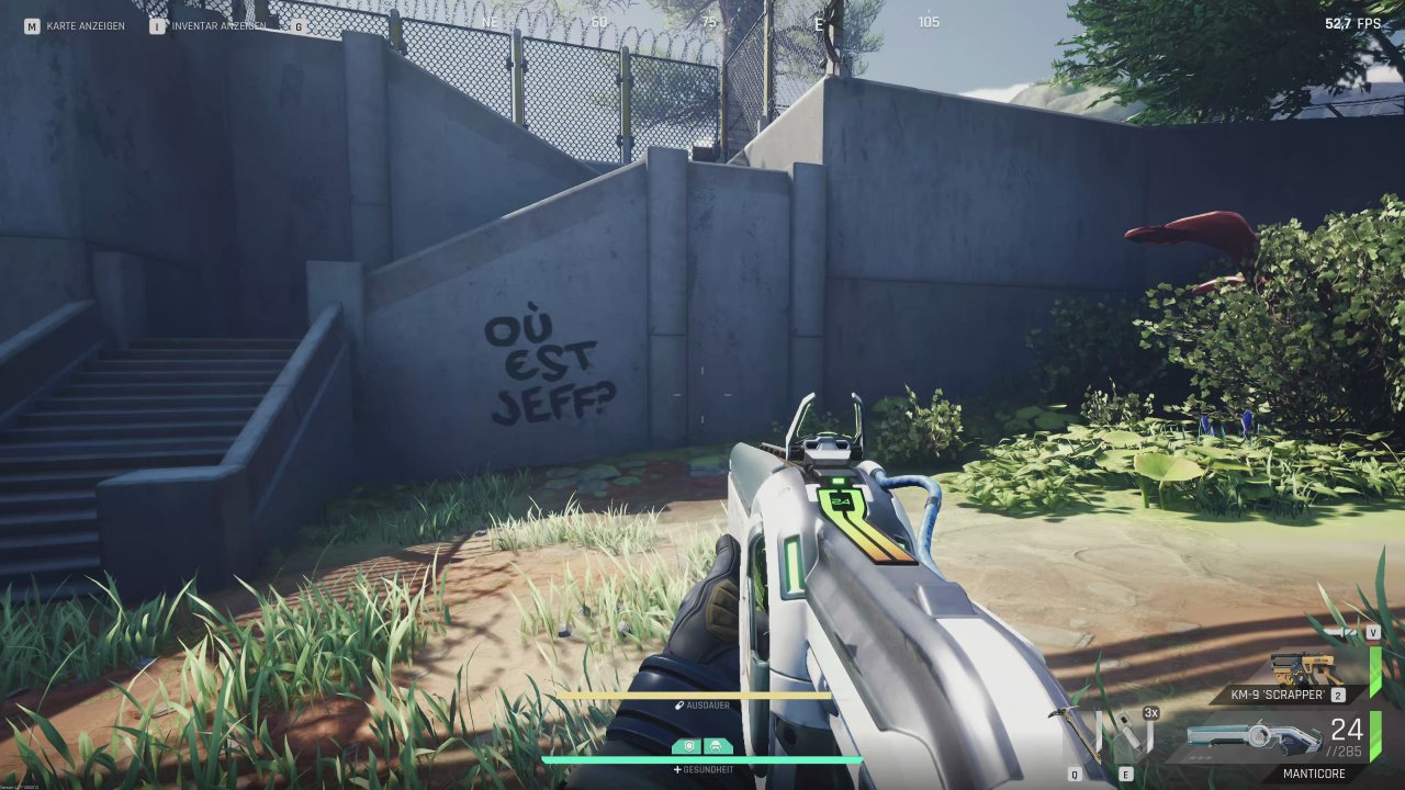 [23/06/2022] Où est Jeff? Ist französisch für wo ist Jeff? Wir gingen die Treppe hoch und standen direkt vor einem Marodeur, da war Jeff also...