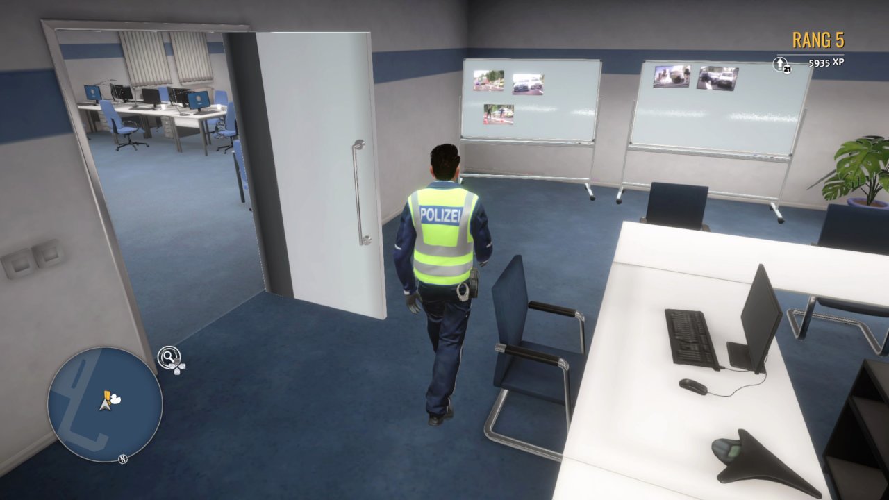 [03/08/2022] Andauernd müssen wir hin und her latschen, um am Whiteboard im Revier neue Missionen anzunehmen, die dann genauso ablaufen wie die 50 Missionen zuvor.
