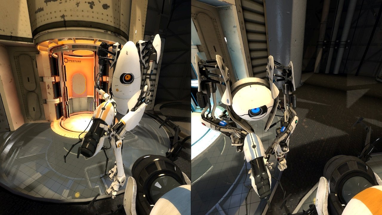[08/08/2022] Die Roboter Atlas und P-Body sind eure herzallerliebsten Spielfiguren im Koop-Modus.