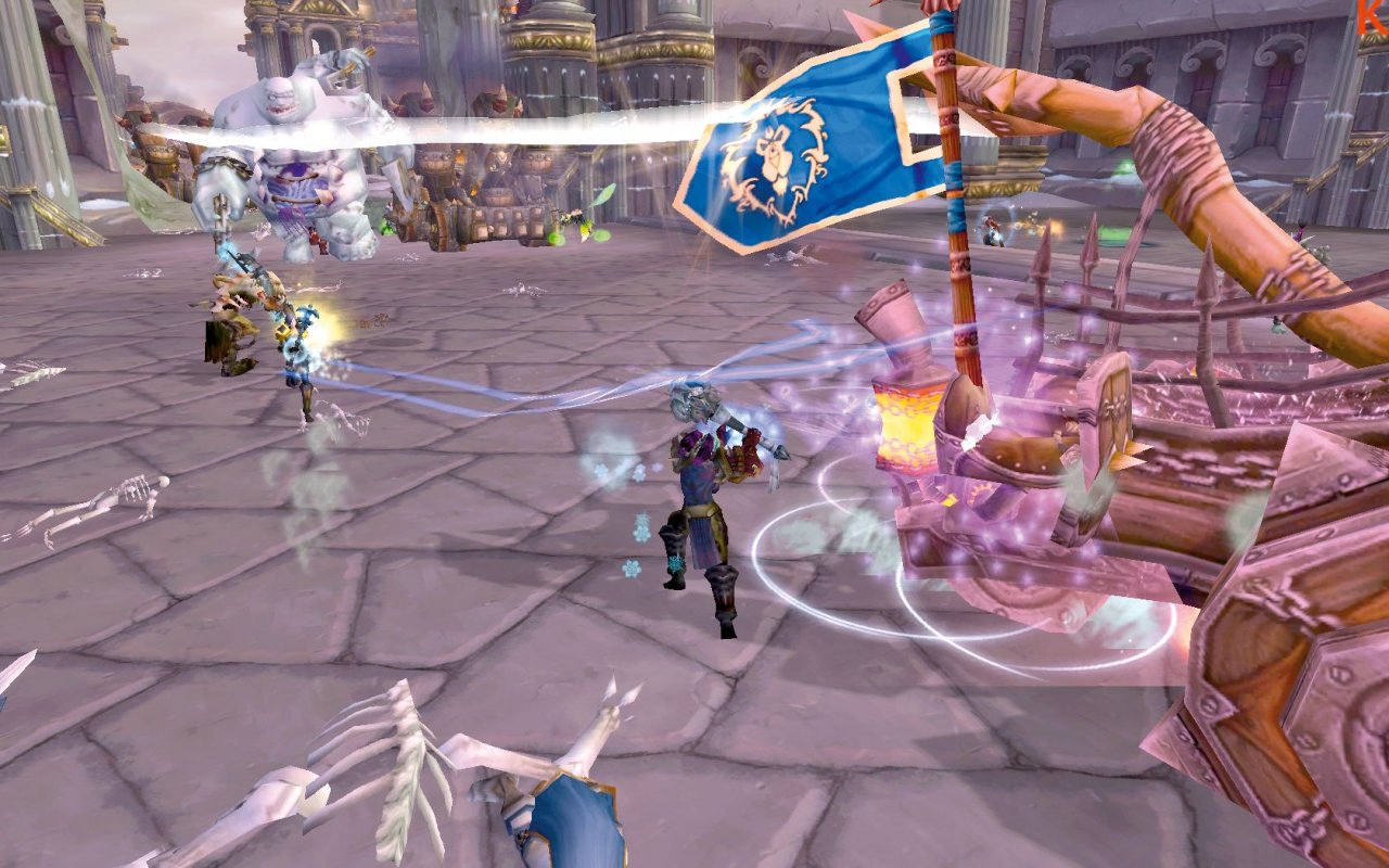 [13/09/2022] Tatsächlich noch einen der originalen Screenshots gefunden! Ein damals noch völlig overpowerter Ork-DK in der Schlacht um Tausendwinter –das waren lustige Zeiten, nur nicht für die Gegner …